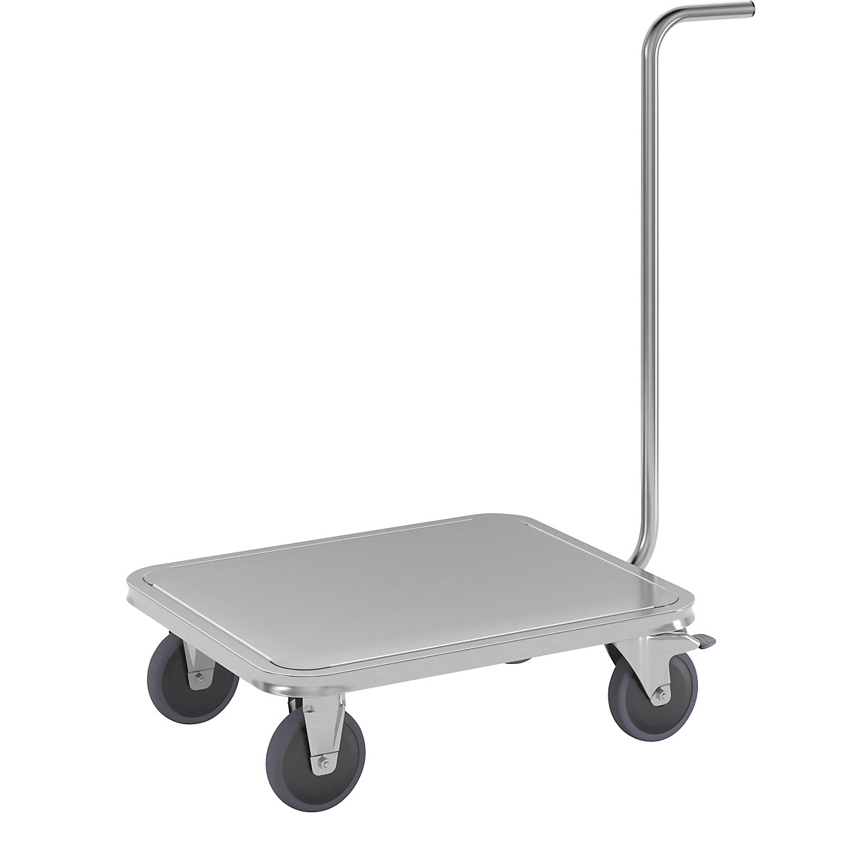 Cărucior din inox cu mâner