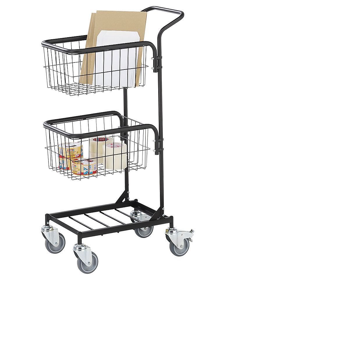Cărucior de birou KOMPAKT – eurokraft pro (Imagine produs 2)-1