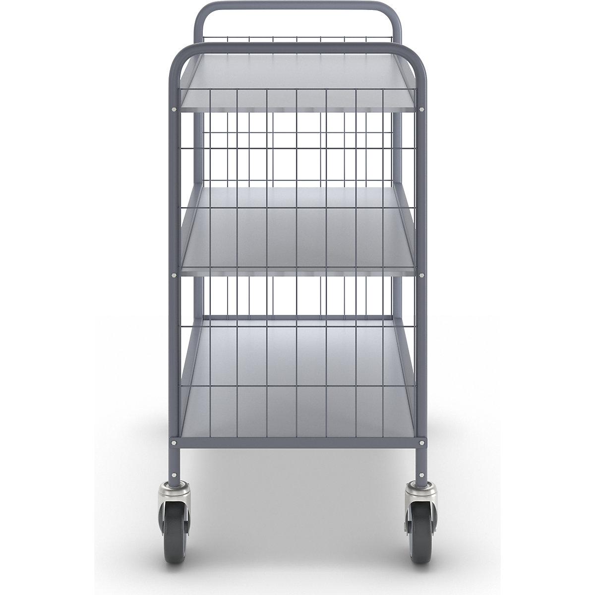Cărucior etajat de birou, capacitate portantă 150 kg (Imagine produs 6)-5