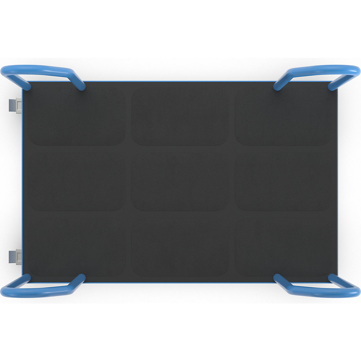 Cărucior cu console laterale, cu 4 console laterale – eurokraft pro (Imagine produs 8)-7