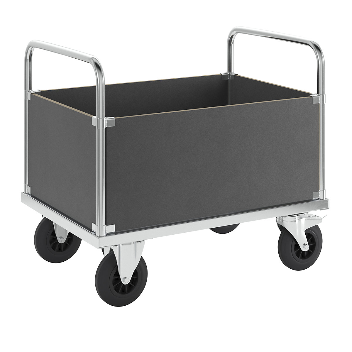 Cărucior cu platformă, capacitate portantă 500 kg – Kongamek