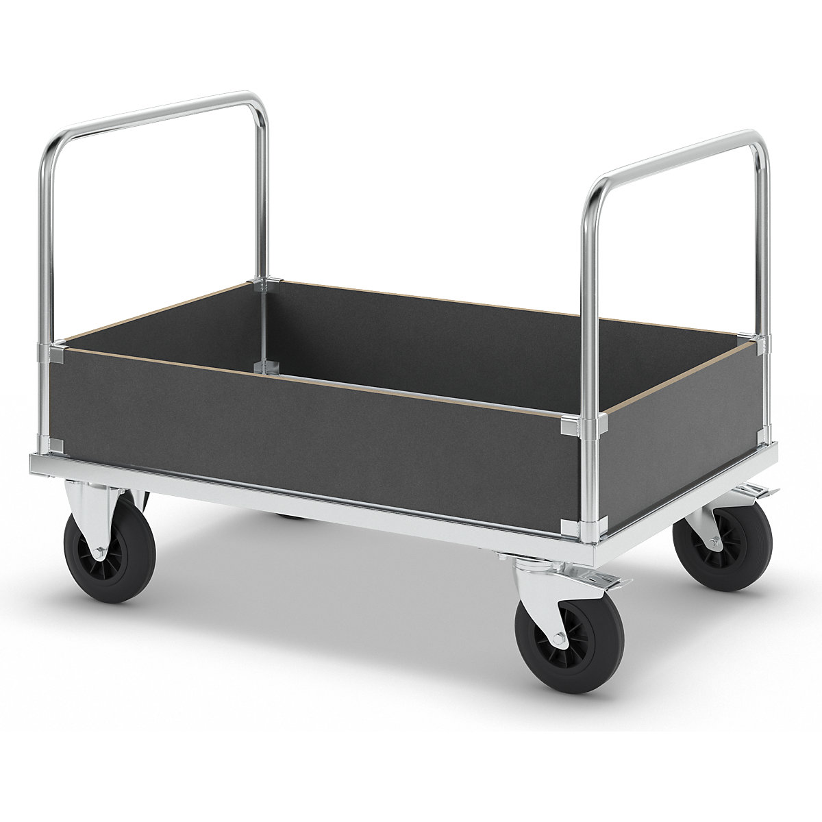 Cărucior cu platformă, capacitate portantă 500 kg – Kongamek (Imagine produs 7)-6