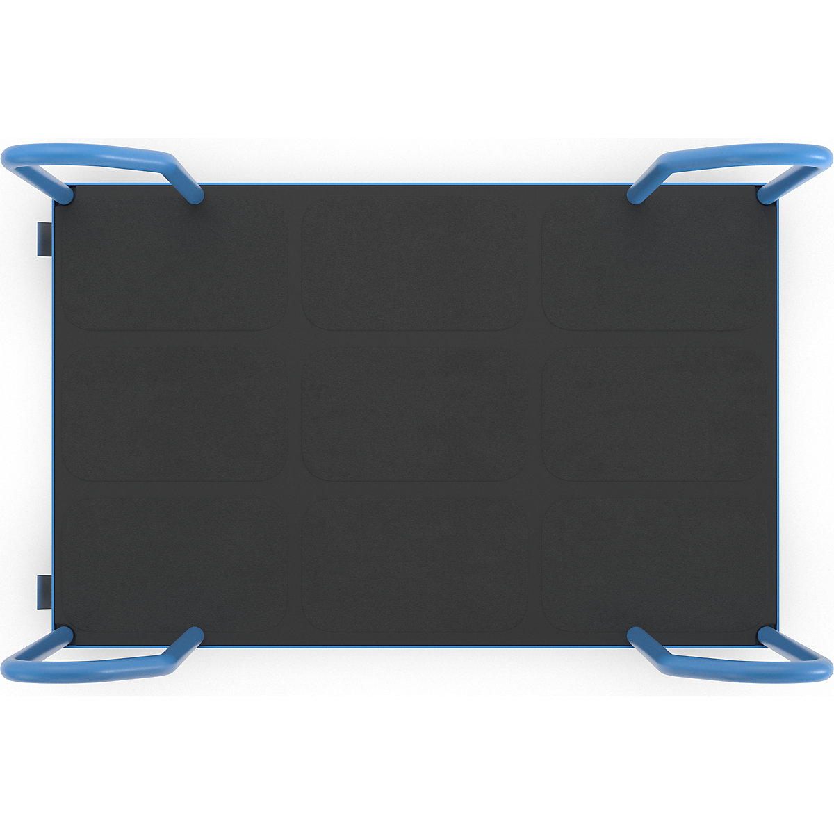 Cărucior cu platformă cu mânere laterale – eurokraft pro (Imagine produs 7)-6