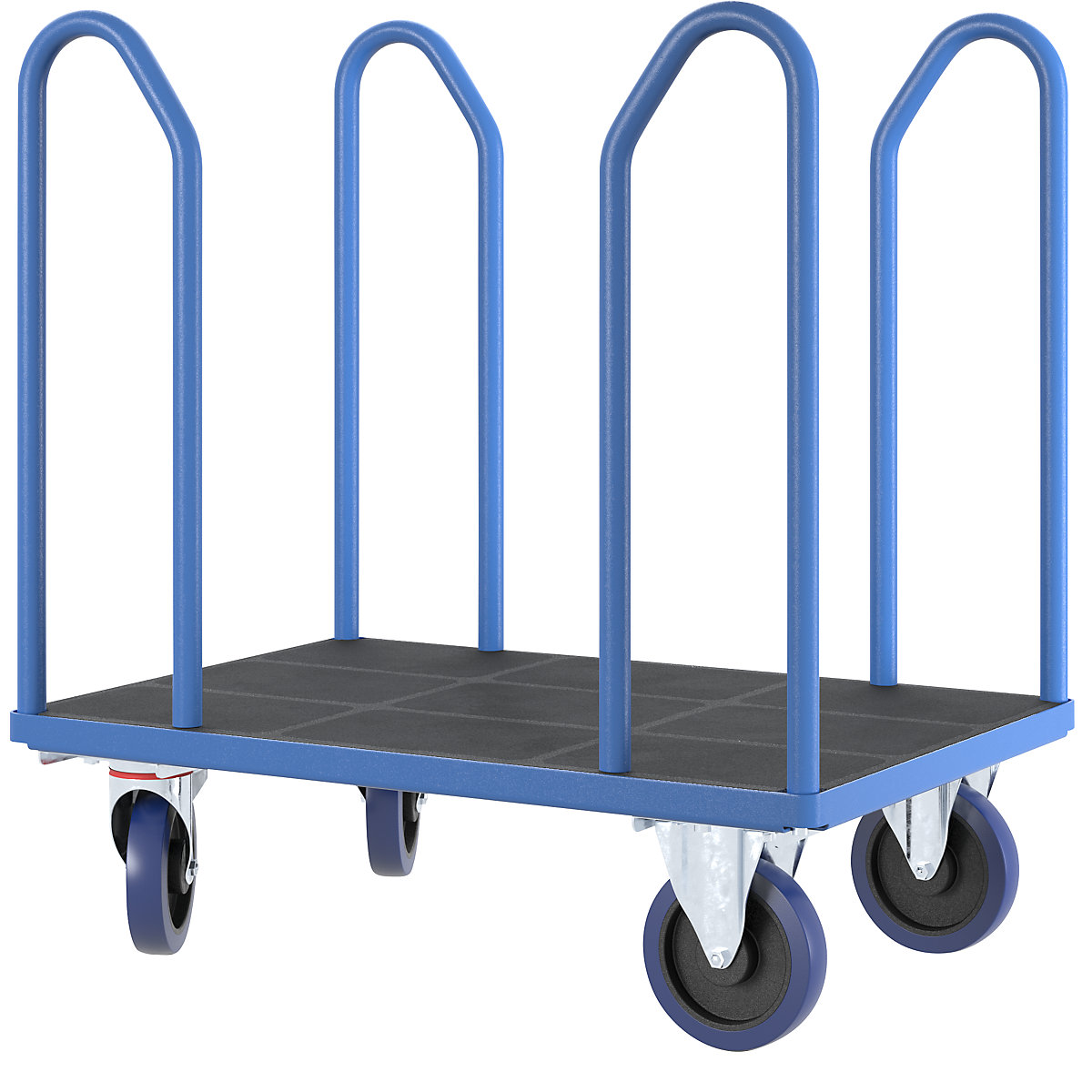 Cărucior cu platformă cu mânere laterale – eurokraft pro (Imagine produs 2)-1