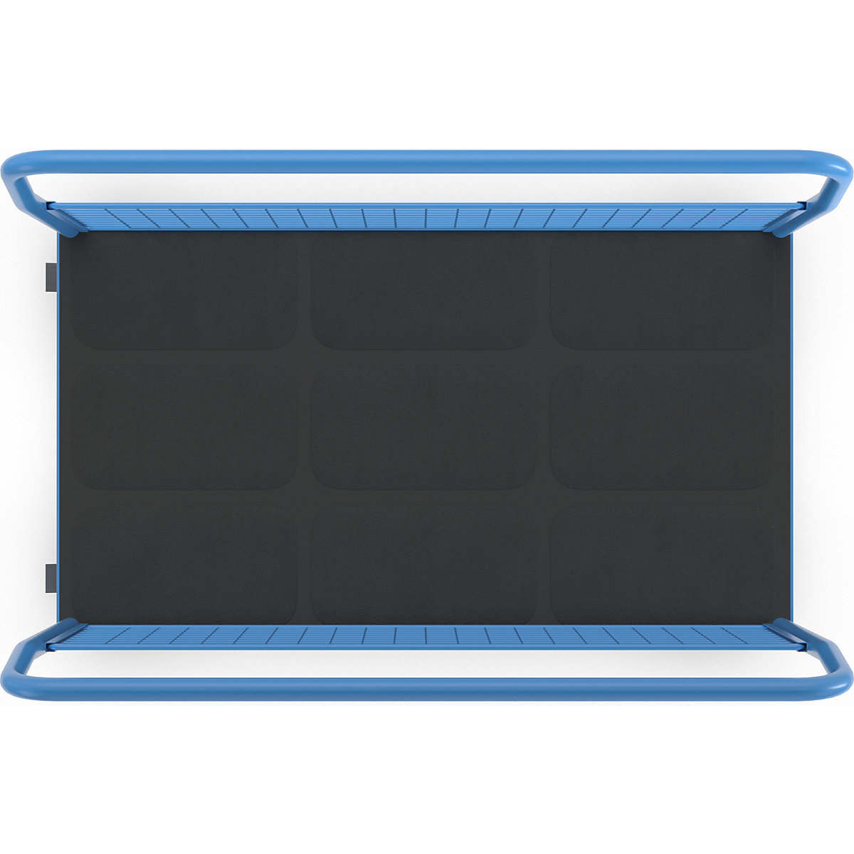 Cărucior cu platformă cu pereți din grilaj – eurokraft pro (Imagine produs 8)-7