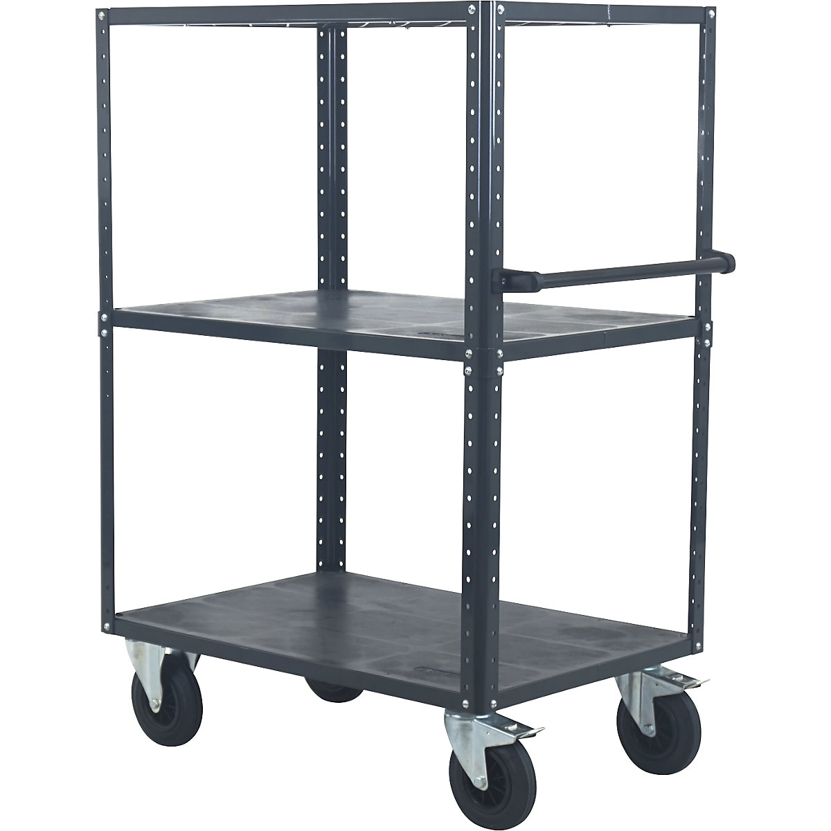 Cărucior etajat CustomLine, deschis pe 4 laturi – eurokraft pro (Imagine produs 7)-6