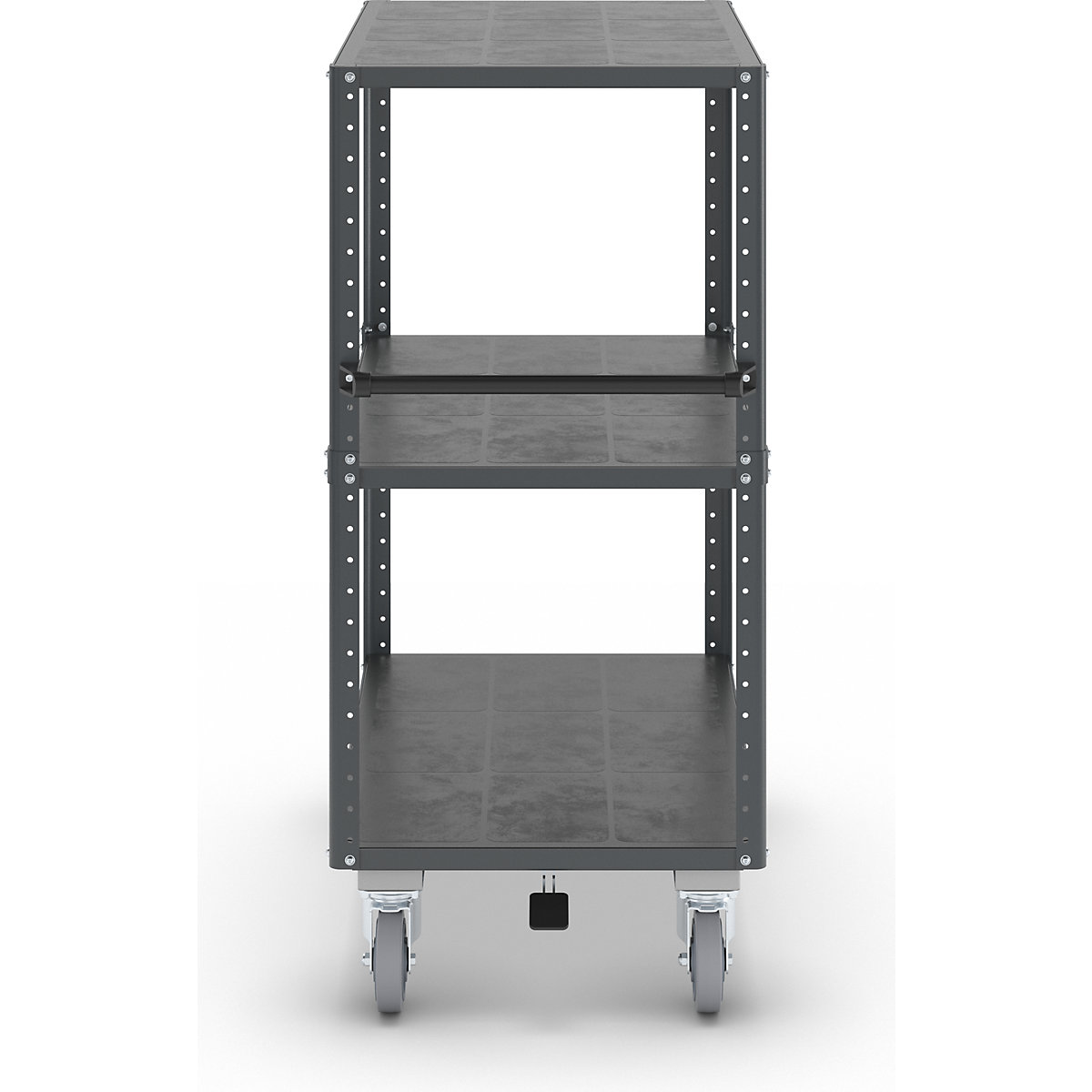 Cărucior etajat CustomLine, deschis pe 4 laturi – eurokraft pro (Imagine produs 8)-7