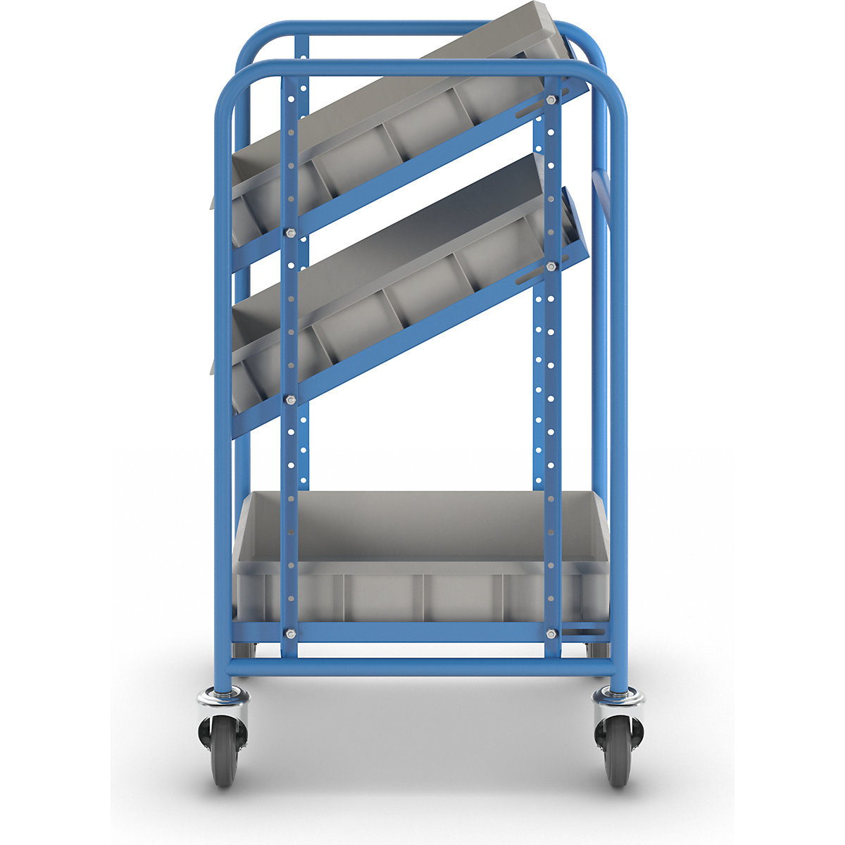 Cărucior etajat pentru cutii euro – eurokraft pro (Imagine produs 4)-3