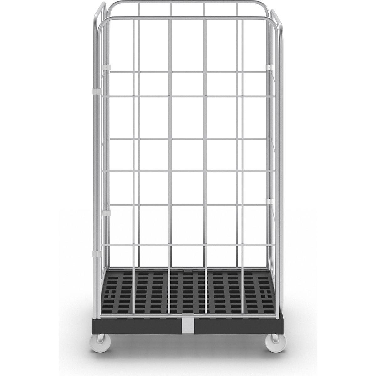 Container mobil cu grilaje laterale – eurokraft basic (Imagine produs 5)-4