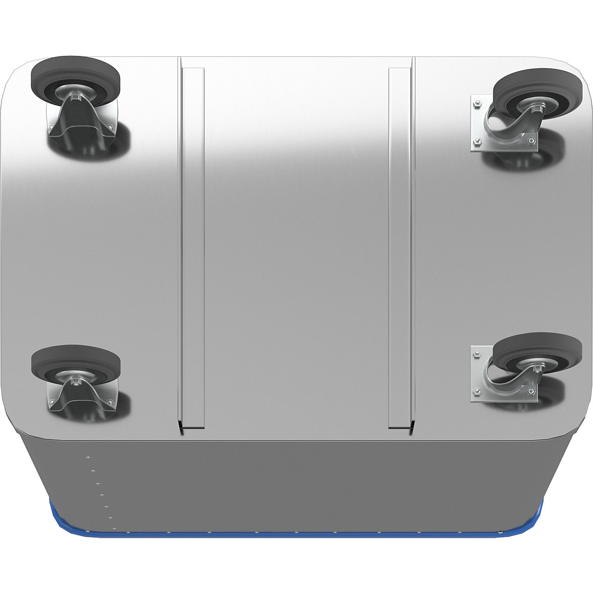 Cărucior din aluminiu cu platformă mobilă – Gmöhling (Imagine produs 7)-6