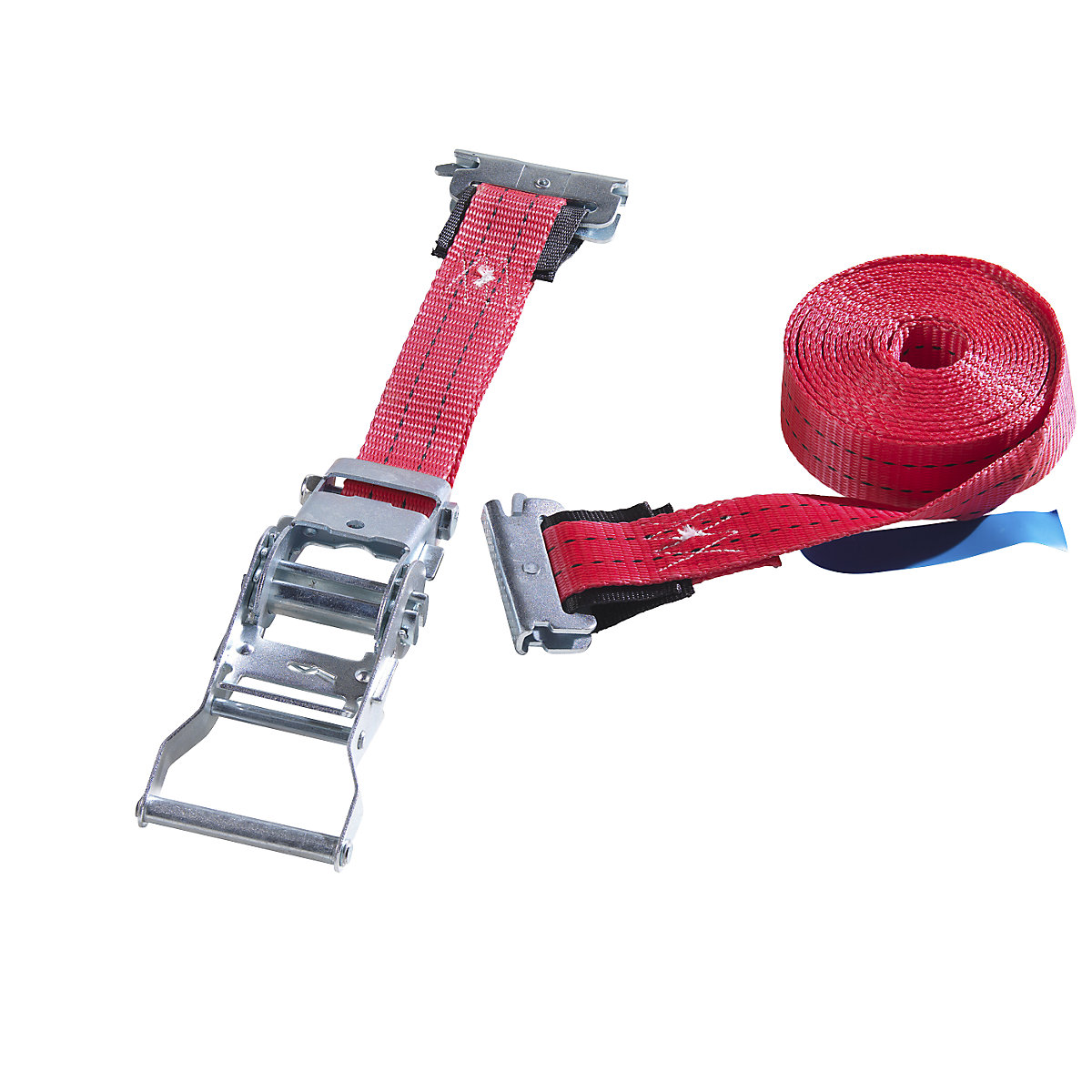 Privezni trak s pritisno ragljo