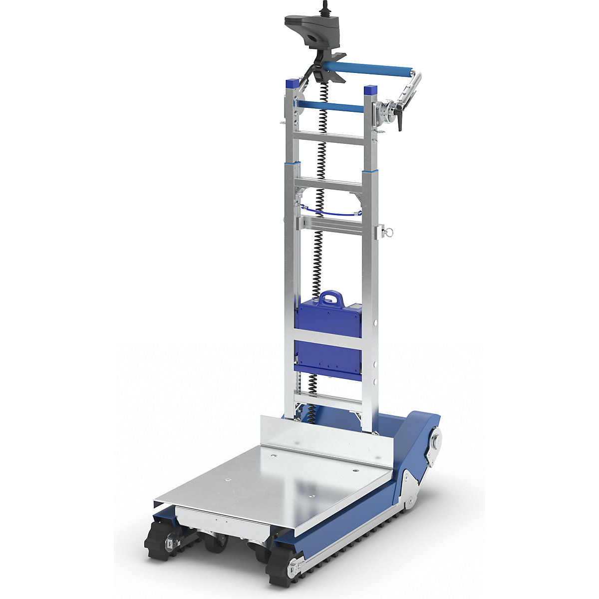 Continuous track stair climber