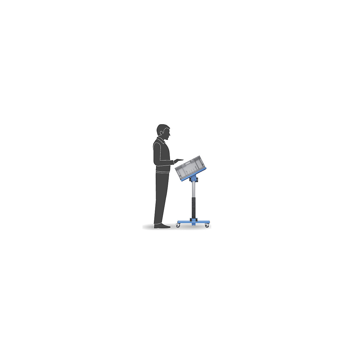 Electric material stand – eurokraft pro (Product illustration 6)-5