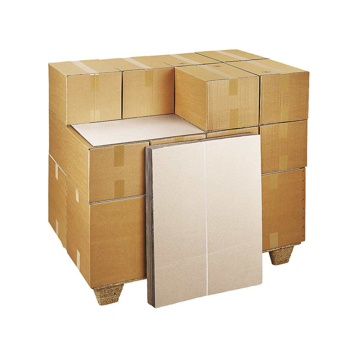 Corrugated cardboard pallet interlayers - ratioform terra