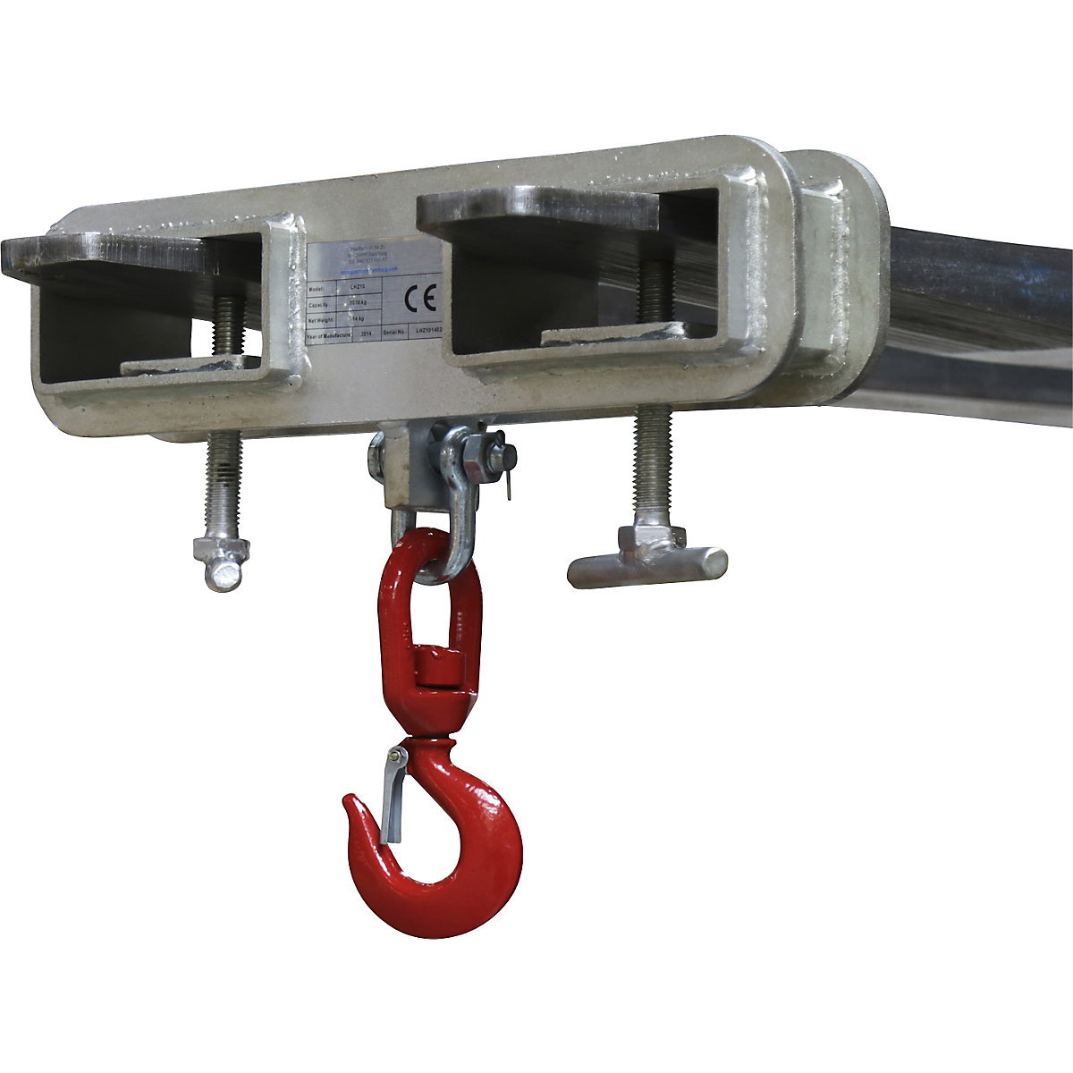 Load hook for 2 fork tips