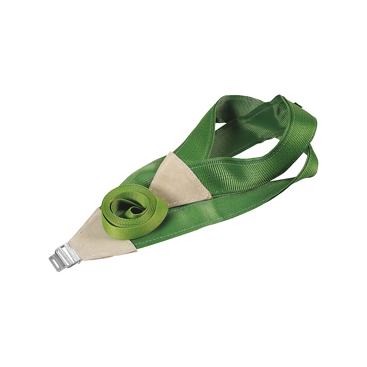 Diagonal safety lifting strap