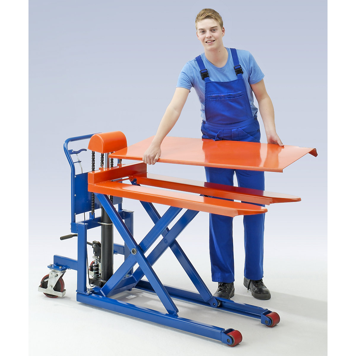 Niederhubwagen mit Gabel, Plattform (Produktabbildung 4)-3