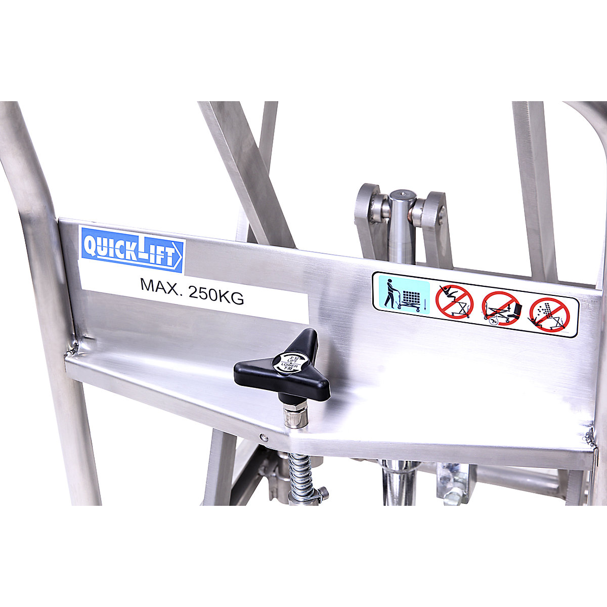 Scheren-Hubwagen Edelstahl (Produktabbildung 6)-5