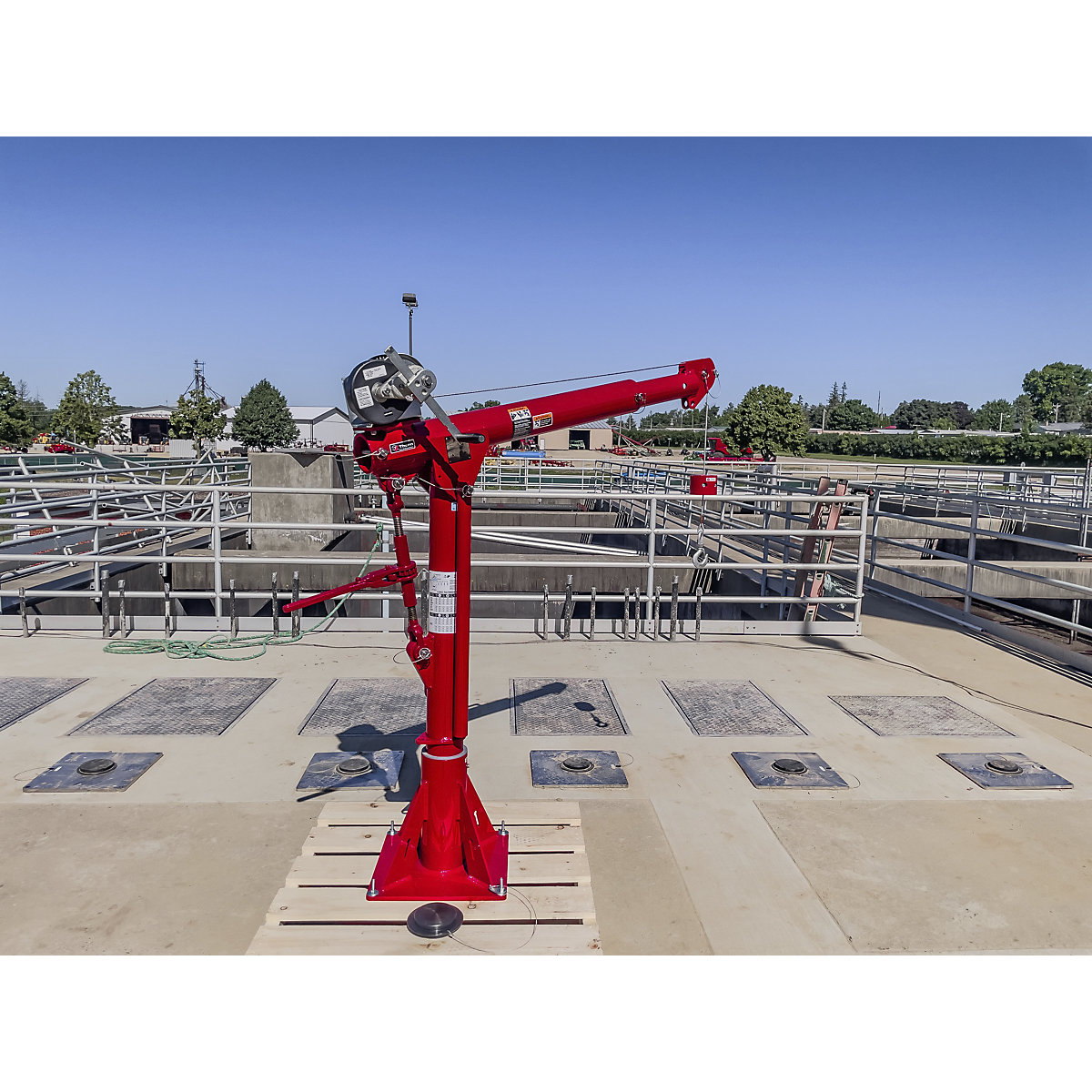 Portable davit crane – Thern (Product illustration 2)-1