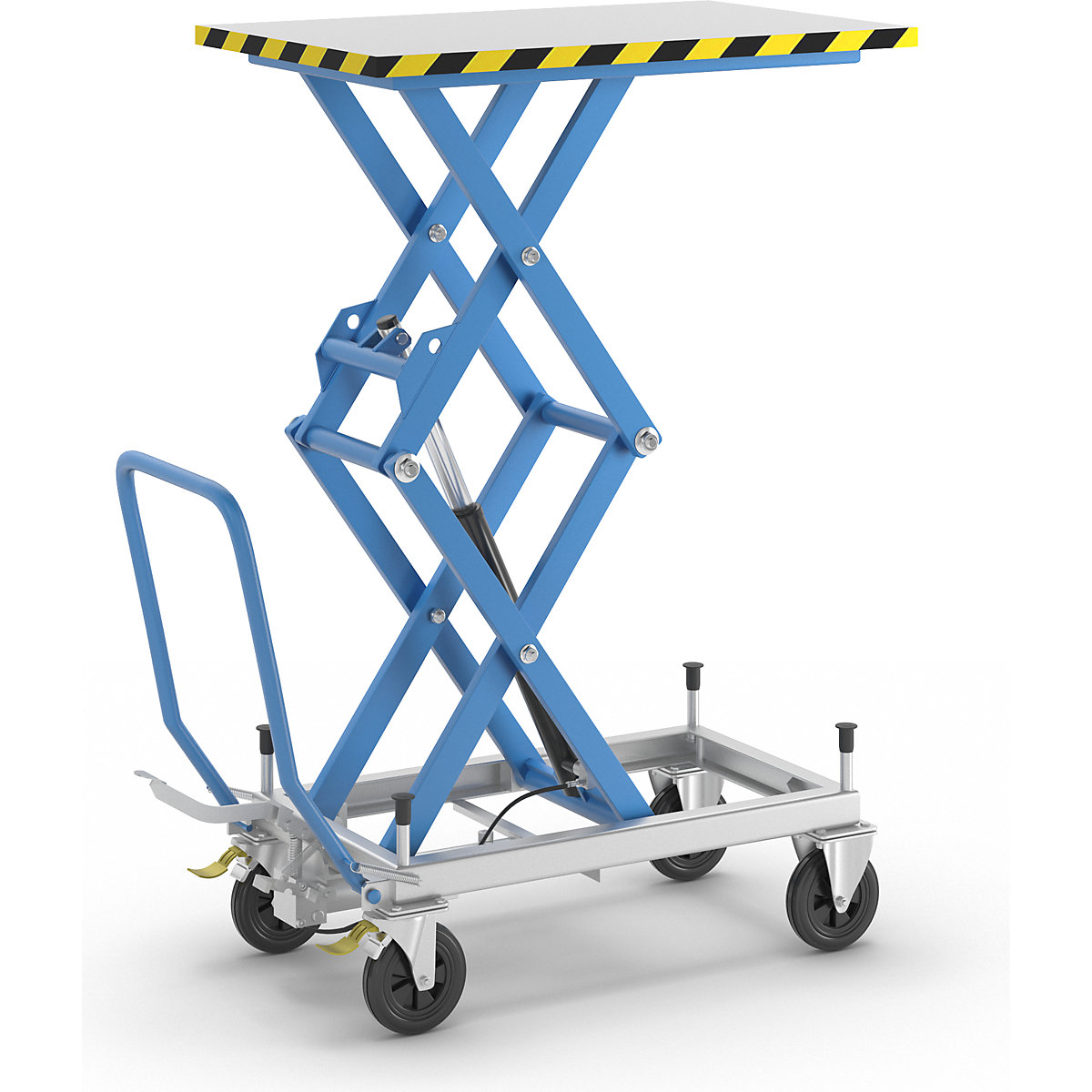 Double scissor lifting platform truck – eurokraft pro