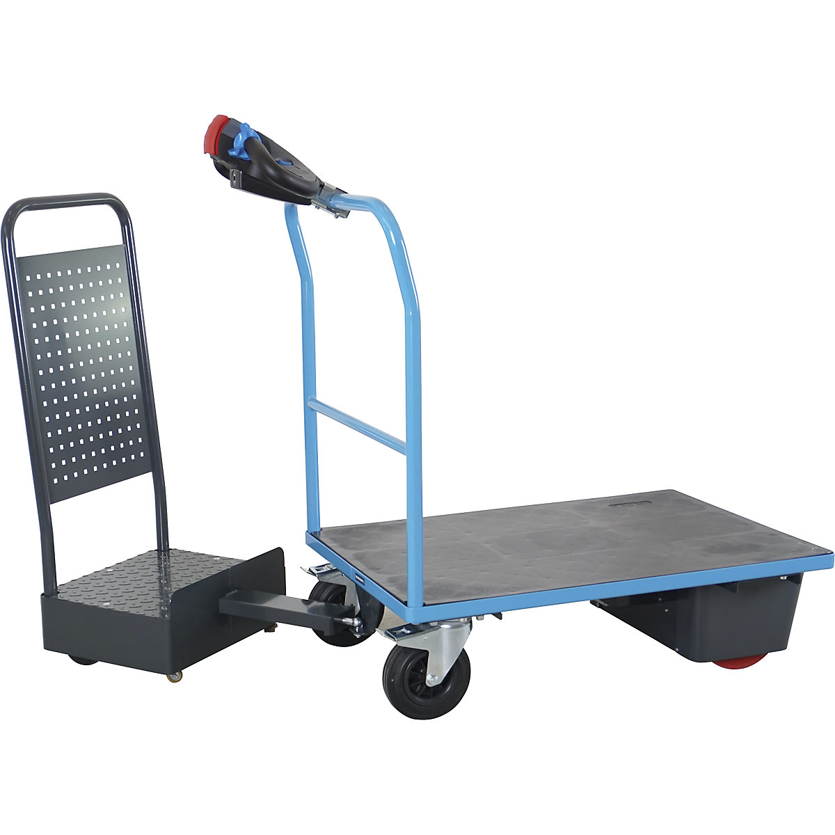 Cărucior cu platformă cu motor electric – eurokraft pro (Imagine produs 6)-5