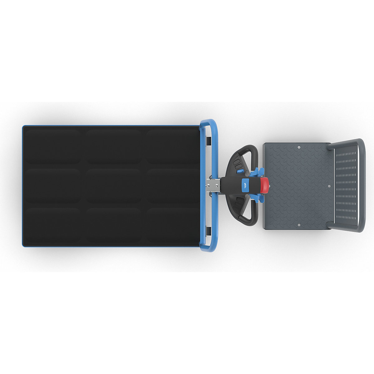 Cărucior cu platformă cu motor electric – eurokraft pro (Imagine produs 7)-6