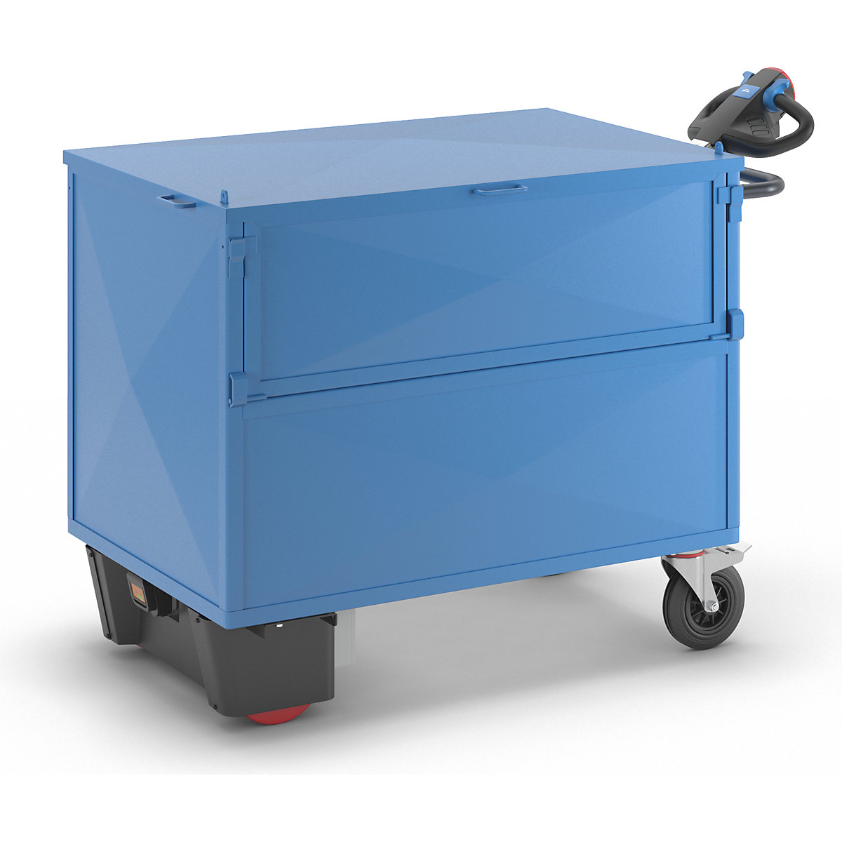 Cărucior tip container cu motor electric – eurokraft pro