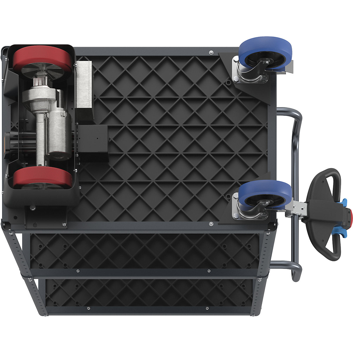 Policový vozík CustomLine s elektropohonom – eurokraft pro (Zobrazenie produktu 15)-14