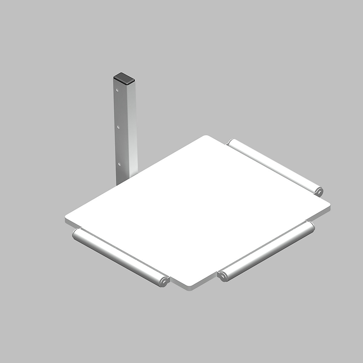 Platform met laadhulprollen