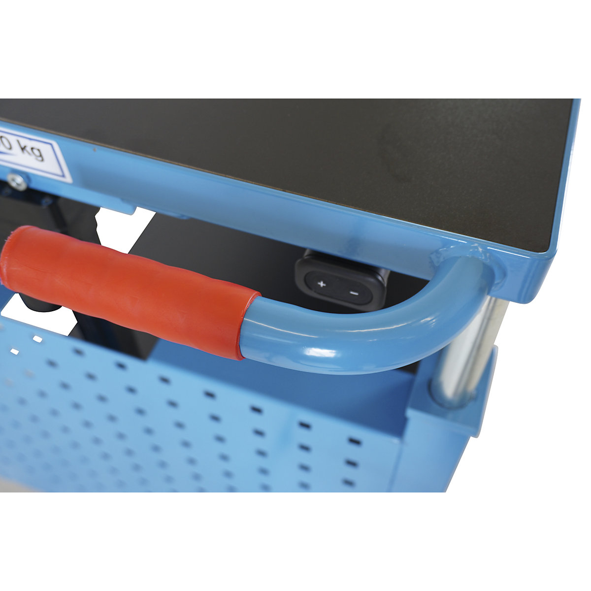 Assembly trolley, electrically height adjustable – eurokraft pro (Product illustration 5)-4