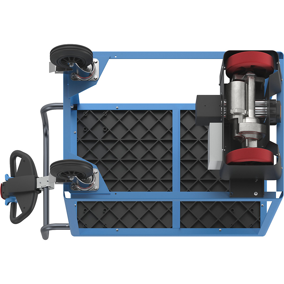 Assembly trolley with electric drive – eurokraft pro (Product illustration 9)-8