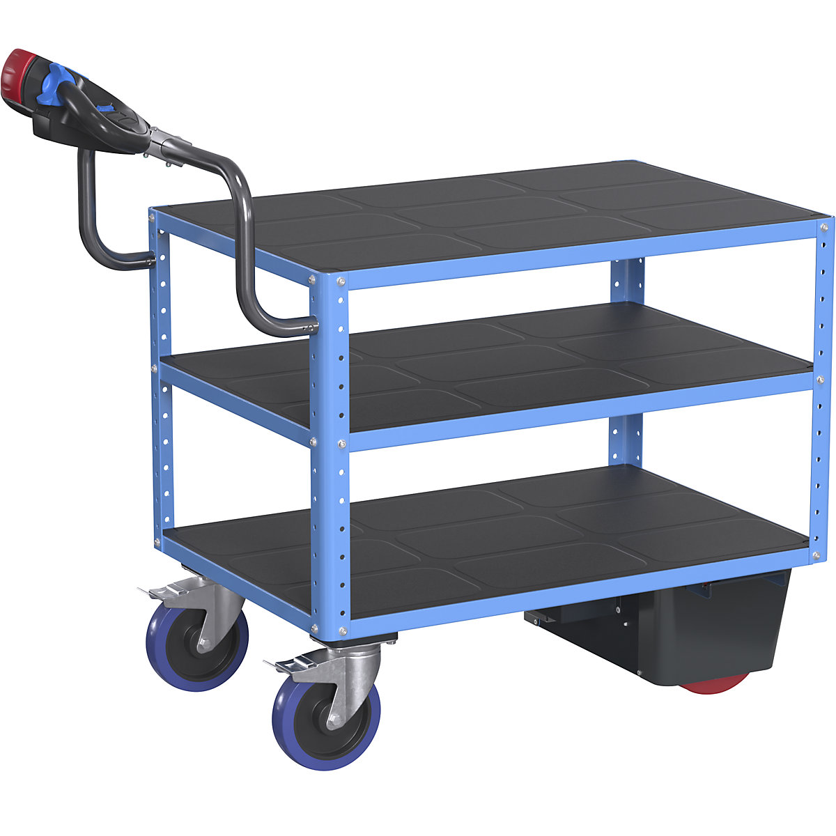 CustomLine assembly trolley with electric drive - eurokraft pro