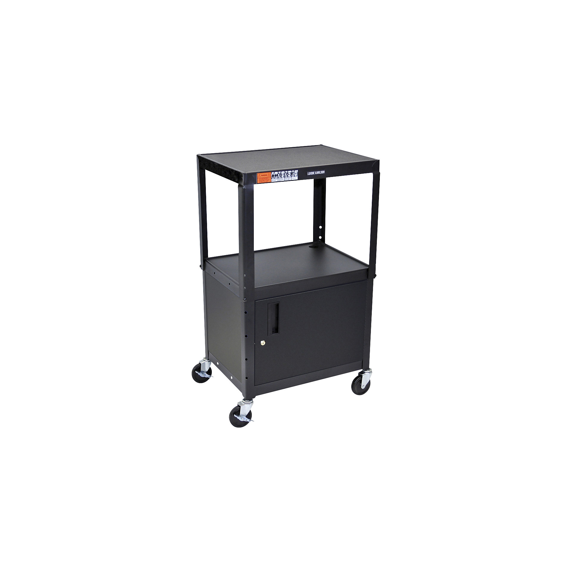 Metal trolley, max. load 135 kg: with base cupboard | kaiserkraft