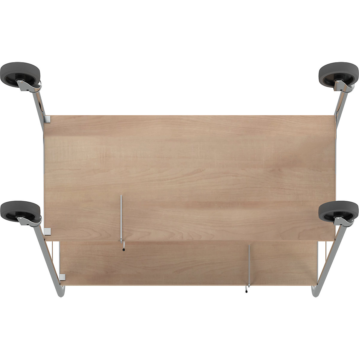 File trolley, chrome plated – HelgeNyberg (Product illustration 7)-6