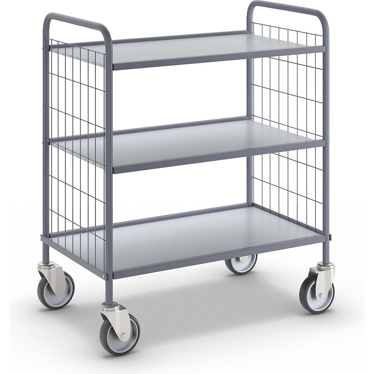 Office shelf trolley, max. load 150 kg