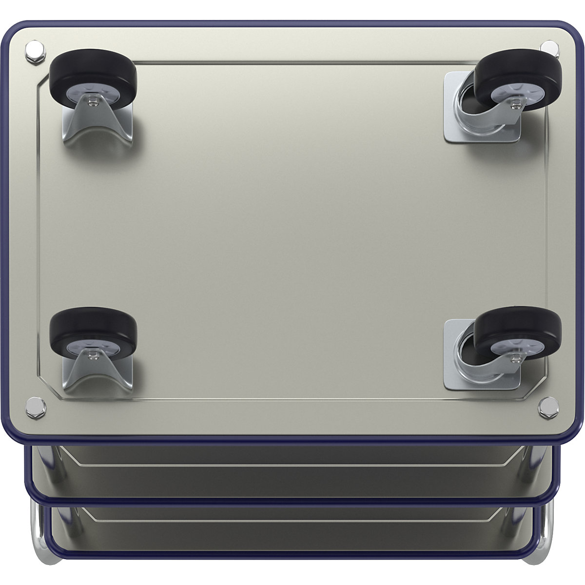 Table trolley chrome plated (Product illustration 9)-8