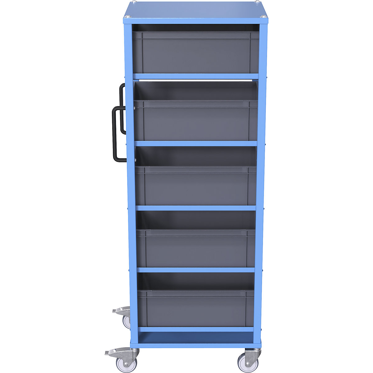 CustomLine Euro platform trolley – eurokraft pro (Product illustration 6)-5