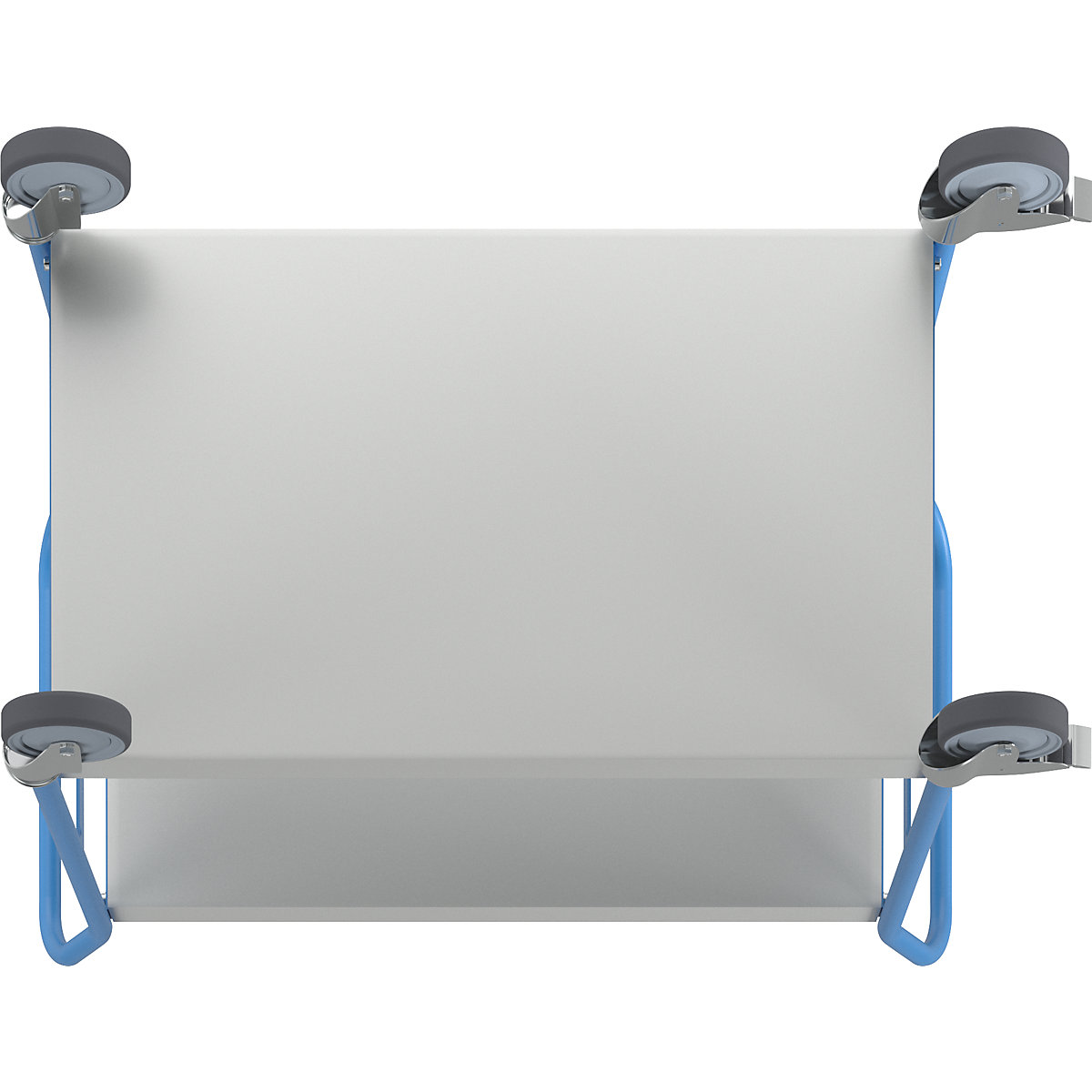 Service trolley with trays – eurokraft pro (Product illustration 6)-5