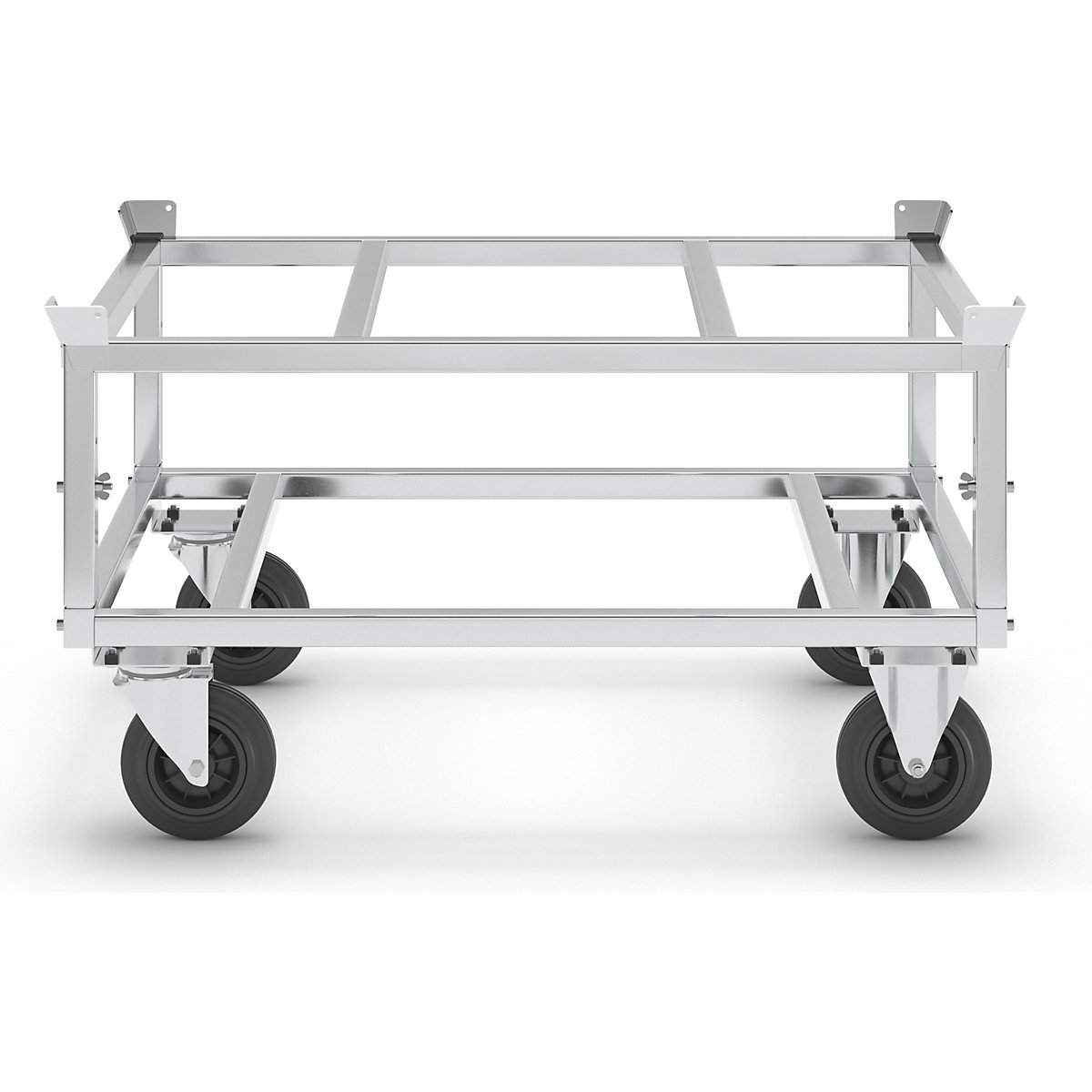 Pallet dolly, zinc plated – Kongamek (Product illustration 5)-4