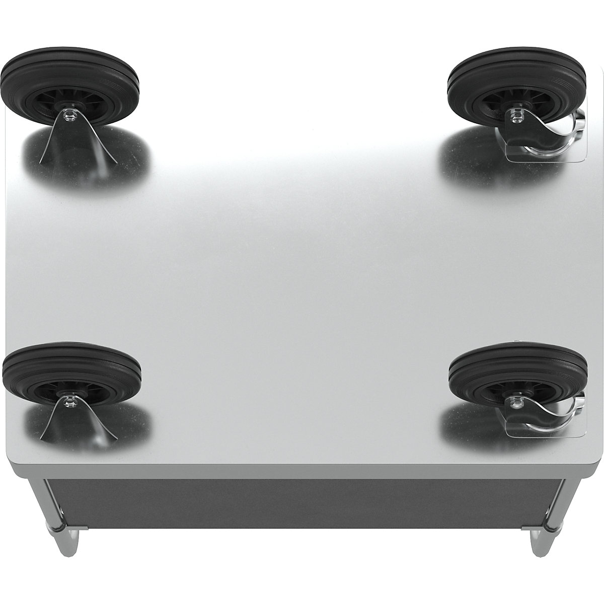 JUMBO zinc plated platform truck – Kongamek (Product illustration 5)-4