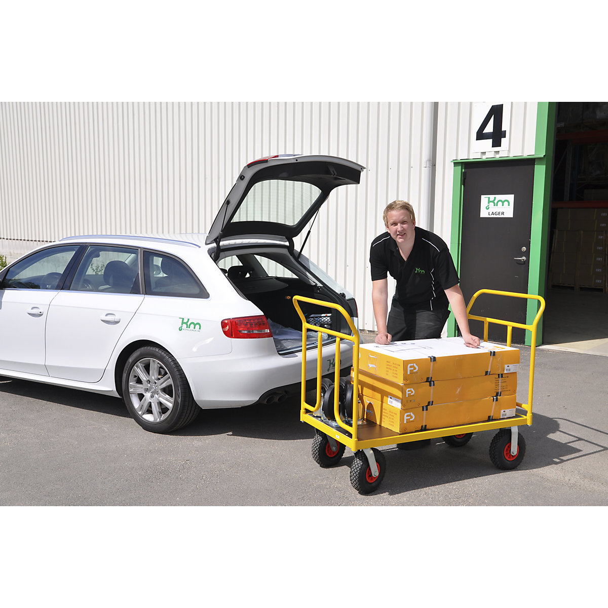 KM144 platform truck – Kongamek (Product illustration 3)-2