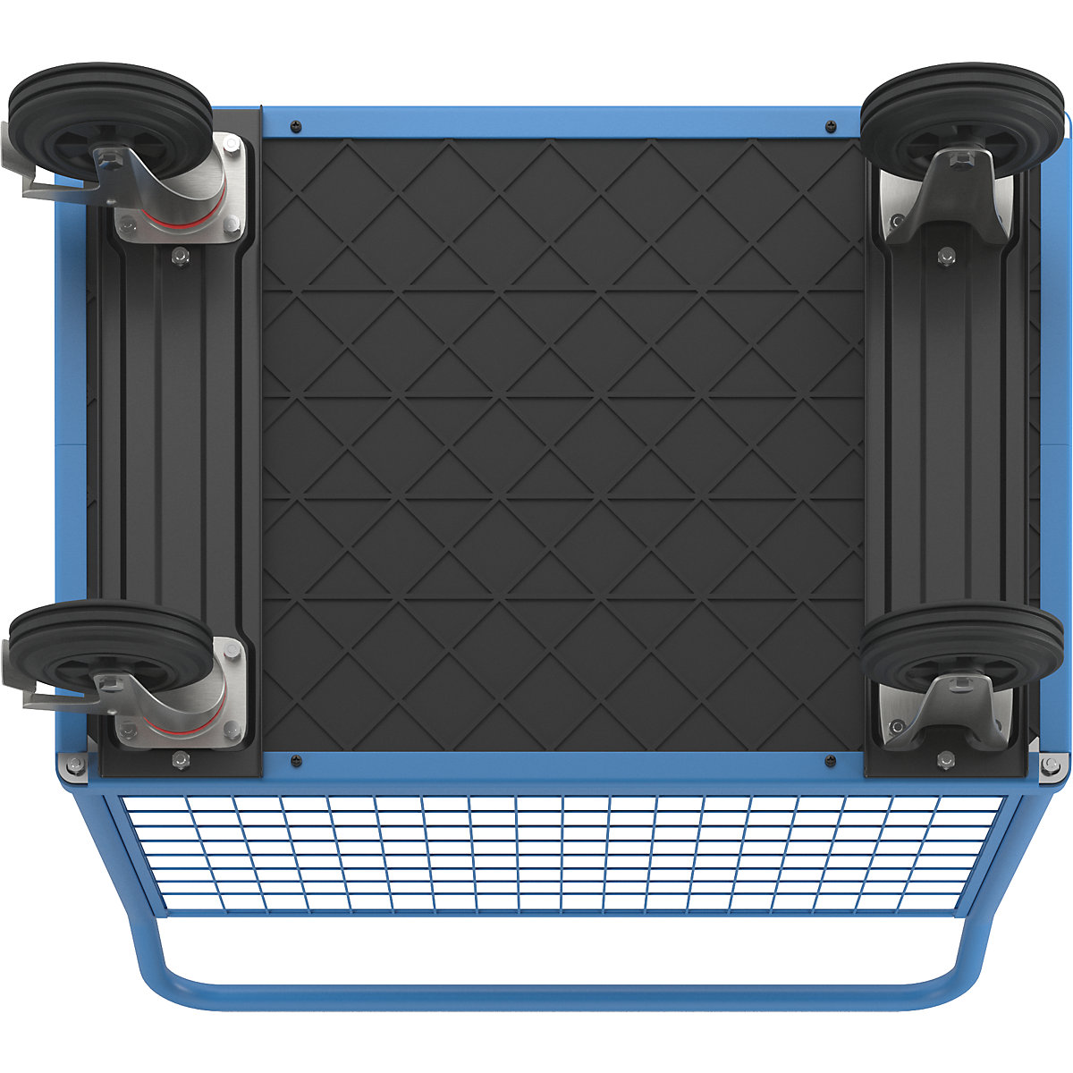 Platform truck with mesh panels – eurokraft pro (Product illustration 5)-4