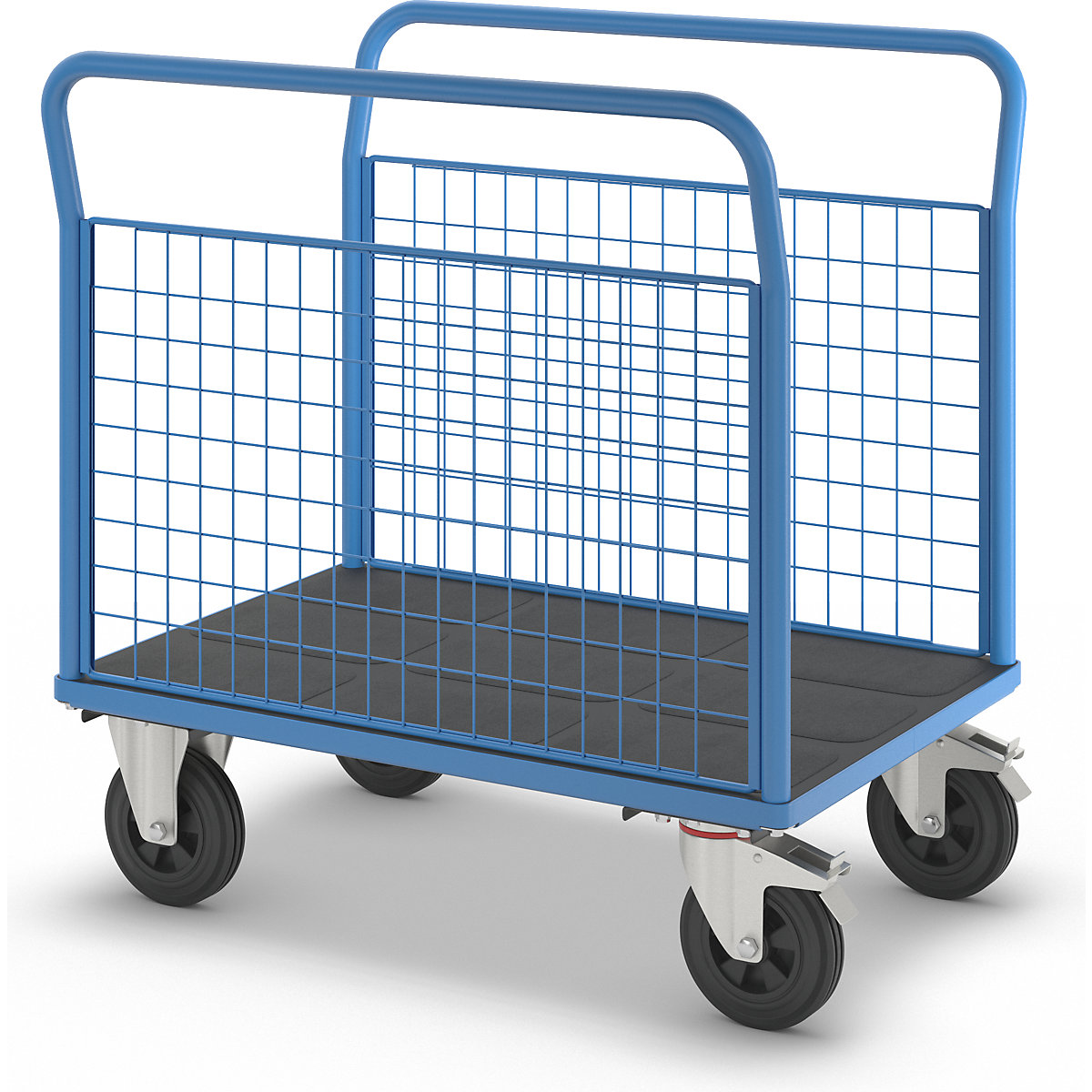Platform truck with mesh panels – eurokraft pro (Product illustration 7)-6