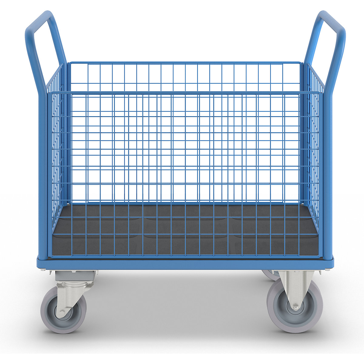 Platform truck with mesh panels – eurokraft pro (Product illustration 5)-4