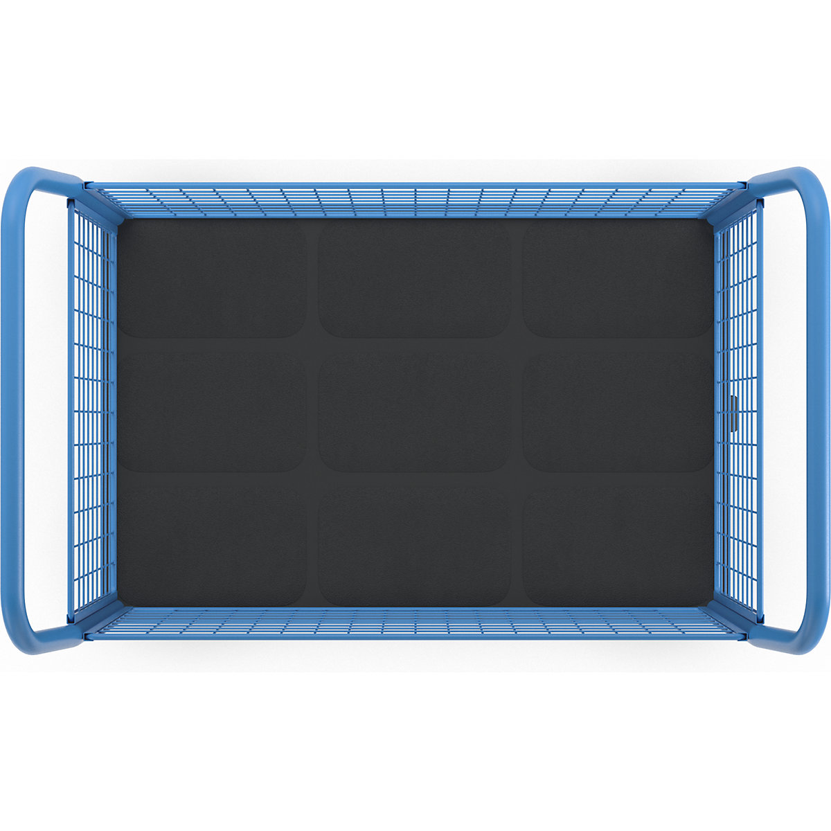 Platform truck with mesh panels – eurokraft pro (Product illustration 6)-5