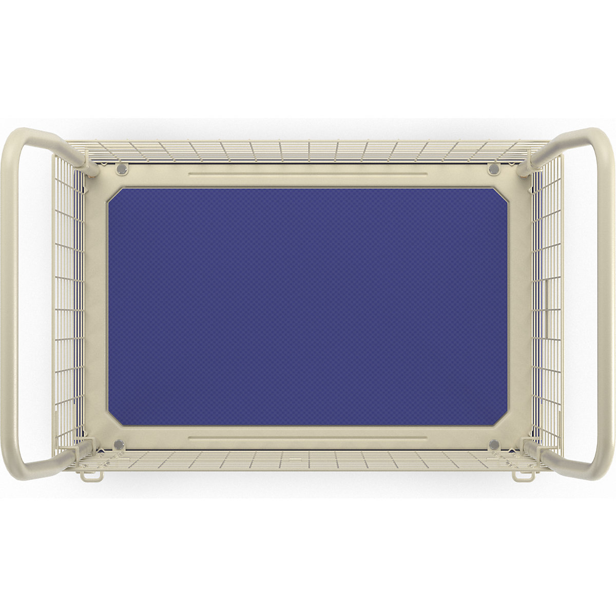 Platform truck with raised mesh edge – PRESTAR (Product illustration 6)-5