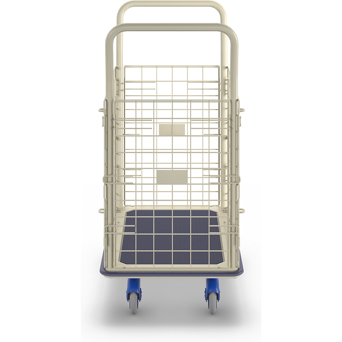 Platform truck with raised mesh edge – PRESTAR (Product illustration 3)-2