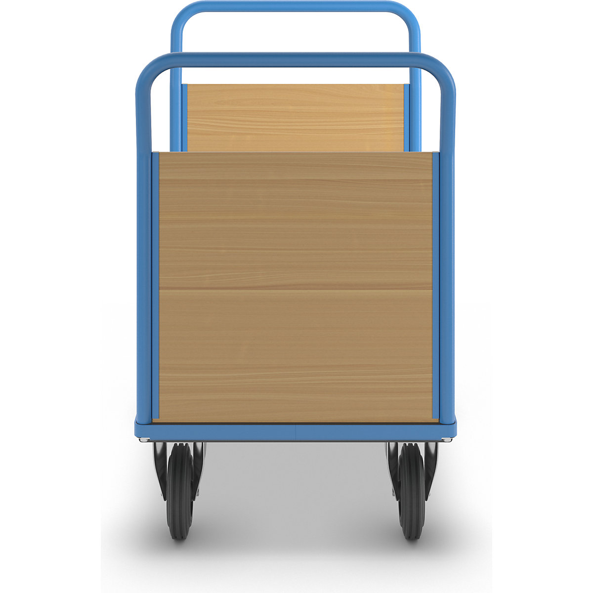 Platform truck with wooden panels – eurokraft pro (Product illustration 6)-5