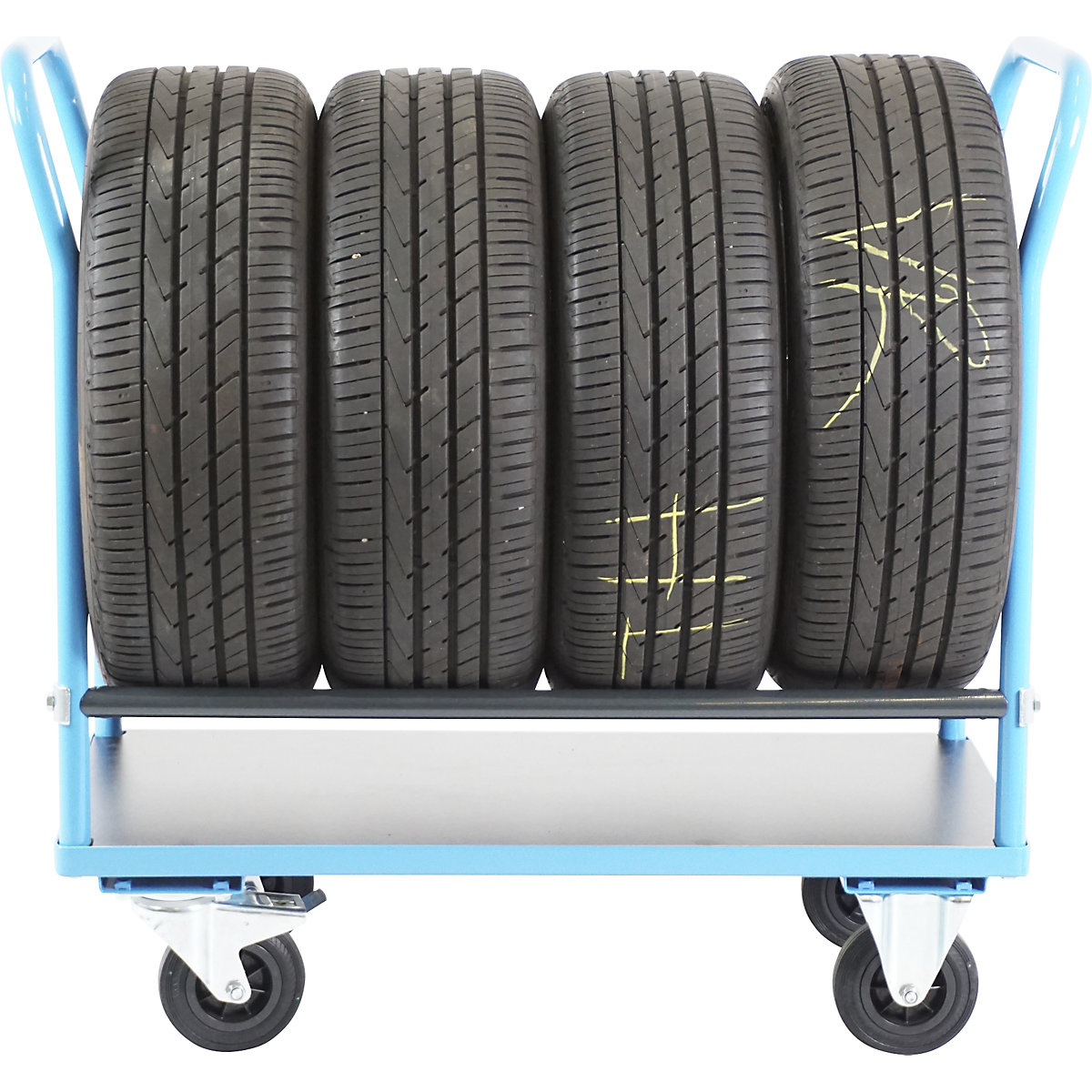Tyre transport trolley – eurokraft pro (Product illustration 5)-4