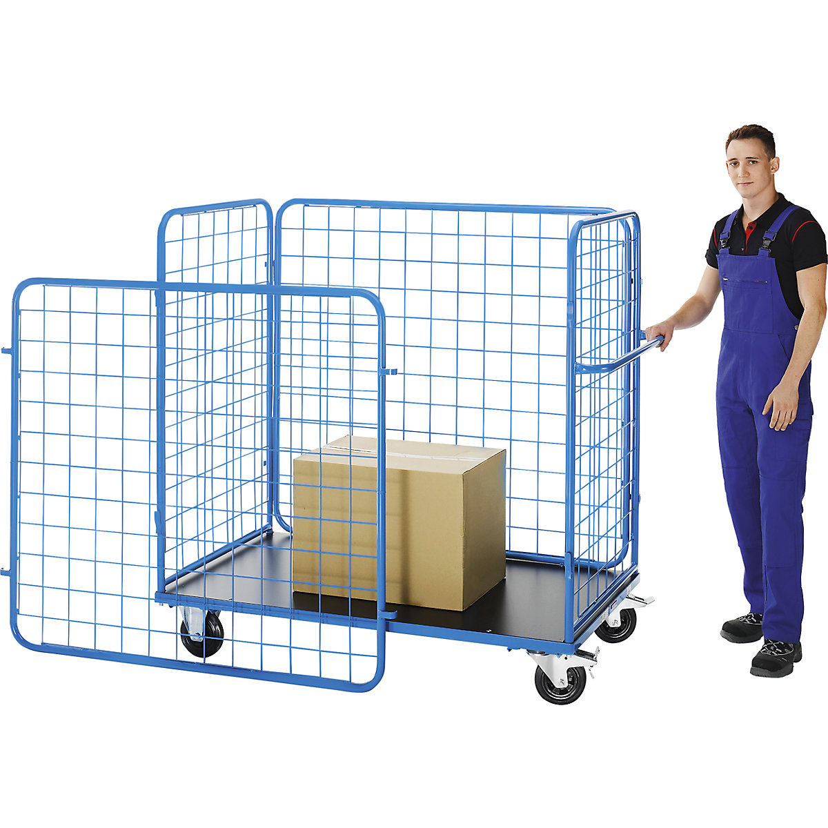 Parcel trolley – eurokraft pro (Product illustration 2)-1